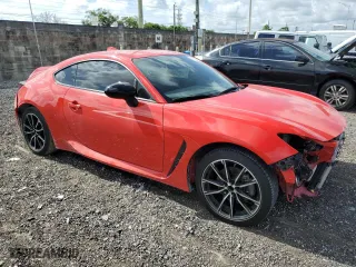 2023 Toyota GR86 Premium with VIN JF1ZNBE12P9754521, listed as a Copart auction lot 61808374 with 13,694 mi miles and Salvage Title. Bid and sale history available at carsss.com. Image 4.