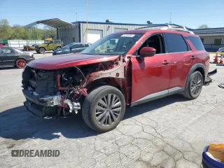 2023 Nissan Pathfinder SL z VIN 5N1DR3CD7PC234678, wystawiony jako Copart lot #52086595 z przebiegiem 50 827 mil mil oraz Tytuł czysty. Historia ofert i sprzedaży dostępna na DreamBid. Obrazek 1.