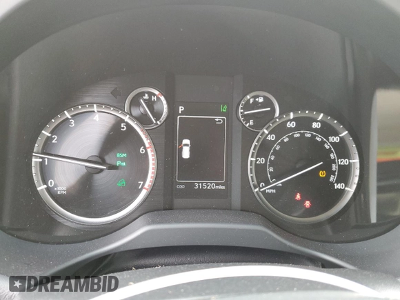 2021 Lexus GX 460 Premium with VIN JTJAM7BX3M5283883, listed as a Copart auction lot 57381215 with 31,520 mi miles and Salvage title. Bid and sale history available at DreamBid. Image 9.