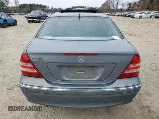 2005 Mercedes-Benz C 240 with VIN WDBRF61JX5F577623, listed as a Copart auction lot 41761925 with 74,095 mi miles and Salvage Title. Bid and sale history available at DreamBid. Image 6.
