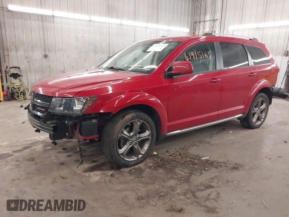 2016 Dodge Journey Crossroad Plus z VIN 3C4PDDGGXGT245673, wystawiony jako IAAI lot #41915165 z przebiegiem 124 861 mil mil oraz . Historia ofert i sprzedaży dostępna na DreamBid. Obrazek 18.