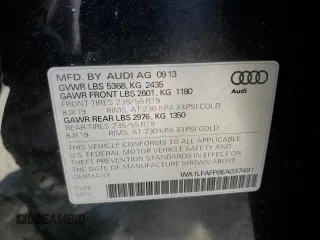 2014 Audi Q5 Premium Plus with VIN WA1LFAFP6EA037491, listed as a Copart auction lot 53580425 with 130,542 mi miles and Salvage Title. Bid and sale history available at carsss.com. Image 15.
