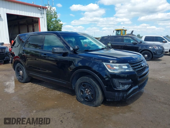 2017 Ford Police Interceptor Utility с VIN 1FM5K8AT0HGB55153, выставлен на аукционе IAAI как лот 40735824 с пробегом 90 921 миль миль и . История ставок и продаж доступна на DreamBid. Изображение 1.