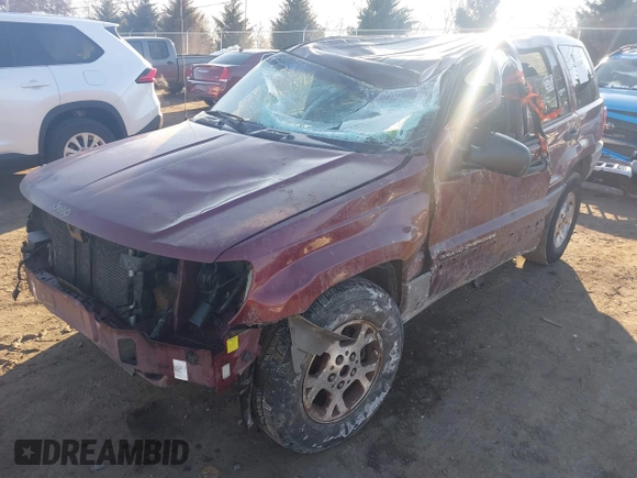 2000 Jeep Grand Cherokee Laredo with VIN 1J4GW48N3YC231743, listed as a IAAI auction lot 41316680 with Not provided miles and . Bid and sale history available at DreamBid. Image 17.