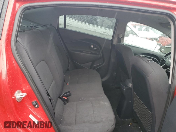 2015 Kia Rio EX with VIN KNADN4A34F6448442, listed as a Copart auction lot 43217555 with 111,082 mi miles and Salvage Title. Bid and sale history available at carsss.com. Image 10.