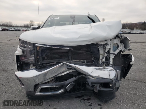 2020 Chevrolet Silverado 1500 LTZ with VIN 1GCUYGETXLZ229453, listed as a Copart auction lot 86783534 with Not Provided miles and Salvage Title. Bid and sale history available at DreamBid. Image 5.