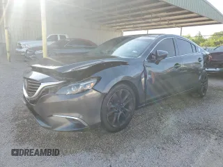 2016 Mazda 6 i Grand Touring with VIN JM1GJ1W55G1400662, listed as a Copart auction lot 52207915 with 55,462 mi miles and Clean Title. Bid and sale history available at DreamBid. Image 1.