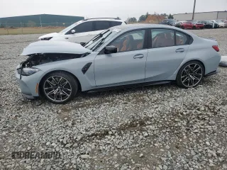 2021 BMW M3 Competition with VIN WBS33AY03MFK99445, listed as a Copart auction lot 46370105 with 49,231 mi miles and Salvage Title. Bid and sale history available at carsss.com. Image 1.