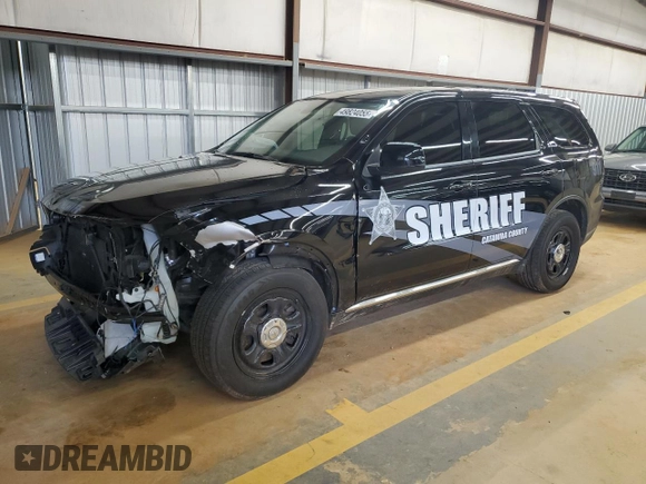 2022 Dodge Durango Pursuit with VIN 1C4SDJFT6NC197735, listed as a Copart auction lot 49824055 with 43,817 mi miles and Salvage title. Bid and sale history available at DreamBid. Image 1.