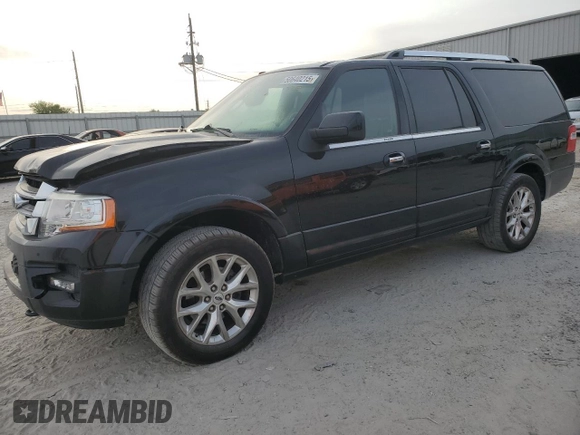 2017 Ford Expedition EL Limited with VIN 1FMJK2AT6HEA46509, listed as a Copart auction lot 50640215 with 100,967 mi miles and Salvage Title. Bid and sale history available at carsss.com. Image 1.