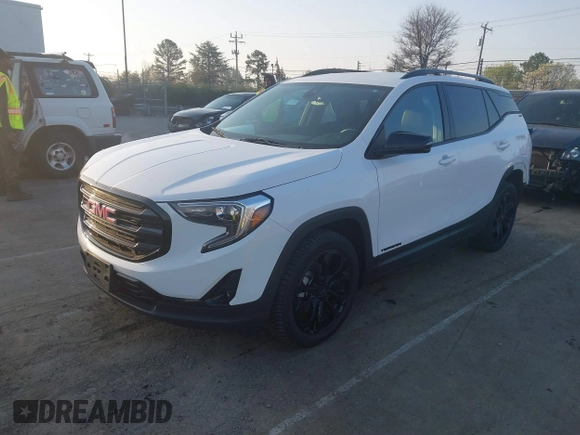 2021 GMC Terrain SLT with VIN 3GKALVEV0ML385344, listed as a IAAI auction lot 41759300 with 73,578 mi miles and . Bid and sale history available at carsss.com. Image 18.