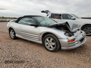 2001 Mitsubishi Eclipse GT with VIN 4A3AE85H21E013398, listed as a Copart auction lot 82793504 with 85,716 mi miles and Salvage Title. Bid and sale history available at carsss.com. Image 4.