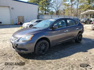 2014 Nissan Sentra S with VIN 3N1AB7AP4EL682154, listed as a Copart auction lot 46187515 with 105,570 mi miles and Salvage Title. Bid and sale history available at DreamBid. Image 1.