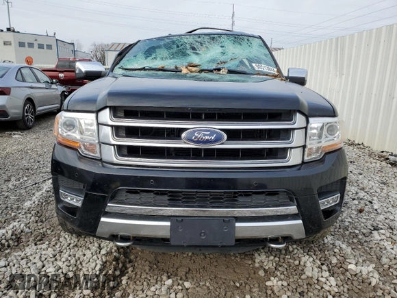2017 Ford Expedition EL Platinum with VIN 1FMJK1MT0HEA67183, listed as a Copart auction lot 80513844 with 142,650 mi miles and Salvage Title. Bid and sale history available at carsss.com. Image 5.
