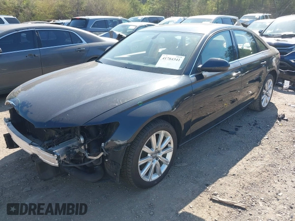 2014 Audi A6 2.0T Premium Plus with VIN WAUDFAFC5EN028214, listed as a IAAI auction lot 41784341 with 178,289 mi miles. Bid and sale history available at carsss.com. Image 2.