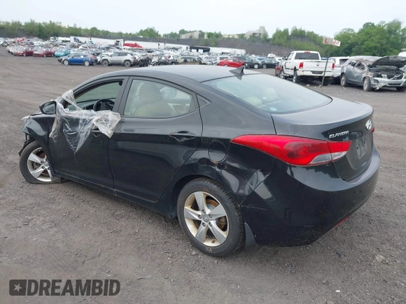 2013 Hyundai Elantra GLS with VIN 5NPDH4AEXDH183301, listed as a IAAI auction lot 42449779 with 223,968 mi miles and . Bid and sale history available at DreamBid. Image 3.
