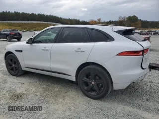 2020 Jaguar F-Pace 25t Checkered Flag Edition with VIN SADCP2FX5LA618619, listed as a Copart auction lot 77537374 with 42,051 mi miles and Salvage title. Bid and sale history available at DreamBid. Image 2.
