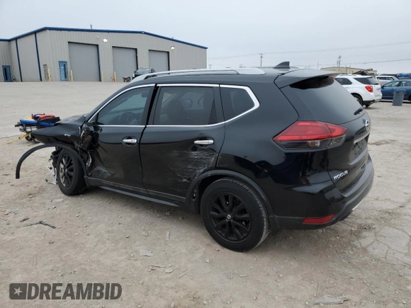2017 Nissan Rogue SV with VIN 5N1AT2MN4HC738063, listed as a Copart auction lot 43850265 with 133,039 mi miles and Salvage Title. Bid and sale history available at carsss.com. Image 2.