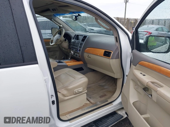 2008 Infiniti QX56 z VIN 5N3AA08C48N911000, wystawiony jako IAAI lot #41875186 z przebiegiem 295 813 mil mil oraz . Historia ofert i sprzedaży dostępna na DreamBid. Obrazek 5.