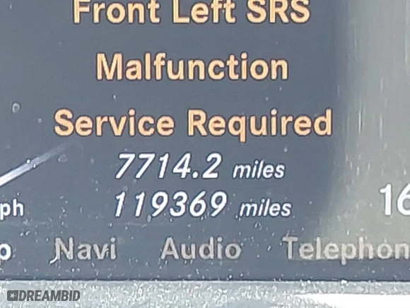 2008 Mercedes-Benz S-Class 5.5L V8 with VIN WDDNG86X38A171826, listed as a IAAI auction lot 41803342 with 119,369 mi miles. Bid and sale history available at carsss.com. Image 15.