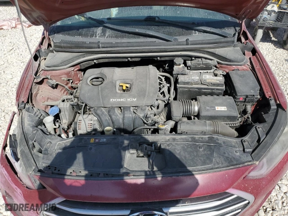2017 Hyundai Elantra SE with VIN 5NPD74LF4HH208885, listed as a Copart auction lot 48467795 with 155,389 mi miles and Clean Title. Bid and sale history available at carsss.com. Image 11.