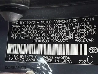 2015 Toyota Prius Four with VIN JTDKN3DU1F0398370, listed as a IAAI auction lot 41925595 with 130,131 mi miles. Bid and sale history available at carsss.com. Image 9.