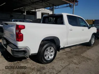 2025 Chevrolet Silverado 1500 LT with VIN 2GCPACED1S1120406, listed as a Copart auction lot 53450275 with 9,595 mi miles and Clean Title. Bid and sale history available at DreamBid. Image 3.