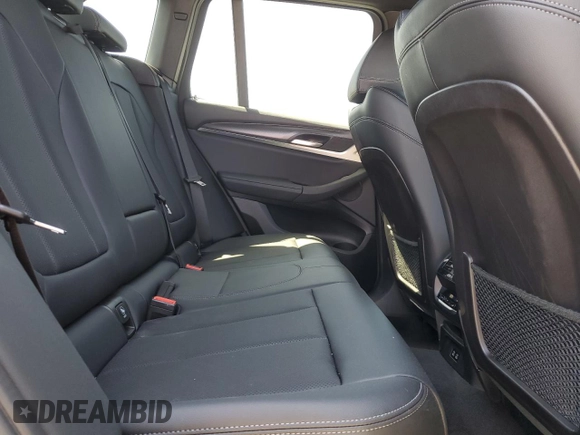 2023 BMW X3 sDrive30i with VIN 5UX43DP05P9P87523, listed as a Copart auction lot 52484675 with 24,834 mi miles and Salvage Title. Bid and sale history available at DreamBid. Image 11.
