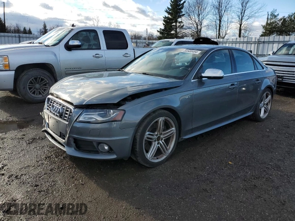 2012 Audi S4 Premium with VIN WAUFGCFL5CA021804, listed as a Copart auction lot 80500484 with 162,896 mi miles and Salvage Title. Bid and sale history available at carsss.com. Image 1.