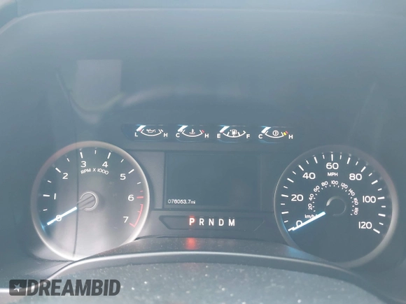 2019 Ford F-150 XL with VIN 1FTEX1EP1KFA77120, listed as a IAAI auction lot 42329608 with 76,053 mi miles and . Bid and sale history available at DreamBid. Image 7.