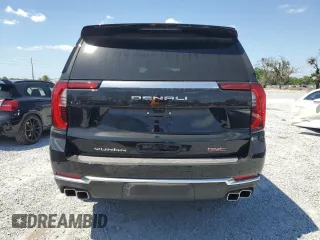 2025 GMC Yukon XL Denali with VIN 1GKS2JRL6SR170517, listed as a Copart auction lot 53795565 with 1,091 mi miles and Salvage Title. Bid and sale history available at carsss.com. Image 6.