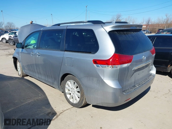 2011 Toyota Sienna XLE AAS with VIN 5TDYK3DC6BS147636, listed as a IAAI auction lot 41759192 with 182,966 mi miles and . Bid and sale history available at DreamBid. Image 3.