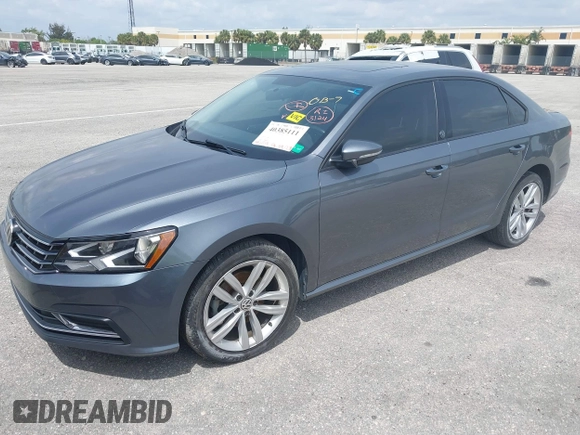 2019 Volkswagen Passat 2.0T Wolfsburg Edition with VIN 1VWLA7A35KC011084, listed as a IAAI auction lot 40385111 with 81,119 mi miles. Bid and sale history available at carsss.com. Image 17.