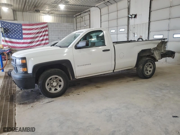 2014 Chevrolet Silverado 1500 Work Truck with VIN 1GCNCPEH6EZ418361, listed as a Copart auction lot 49249105 with 159,584 mi miles and Clean Title. Bid and sale history available at carsss.com. Image 1.