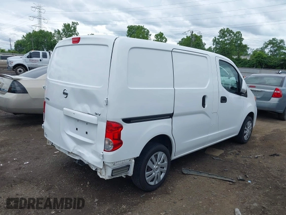 2021 Nissan NV200 S with VIN 3N6CM0KN3MK695547, listed as a IAAI auction lot 42341837 with 17,046 mi miles and . Bid and sale history available at DreamBid. Image 4.