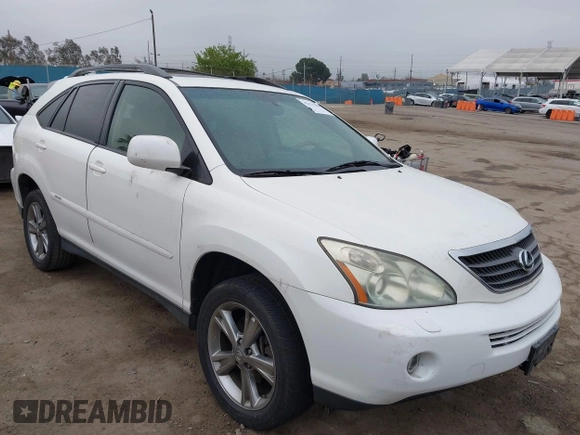 2007 Lexus RX 400h with VIN JTJGW31UX72001443, listed as a IAAI auction lot 42174586 with 191,431 mi miles and . Bid and sale history available at DreamBid. Image 1.