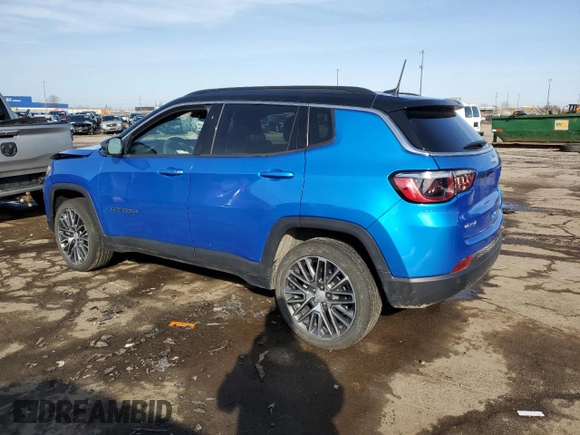 2024 Jeep Compass Limited z VIN 3C4NJDCN2RT588159, wystawiony jako Copart lot #51596325 z przebiegiem 18 713 mil mil oraz Czysty tytuł • Clean title. Historia ofert i sprzedaży dostępna na DreamBid. Obrazek 2.