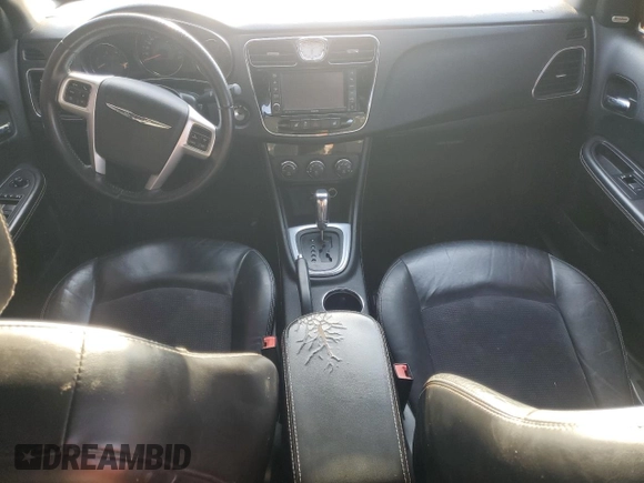 2012 Chrysler 200 S with VIN 1C3CCBHG6CN305872, listed as a Copart auction lot 52546465 with 120,351 mi miles and Salvage Title. Bid and sale history available at carsss.com. Image 8.