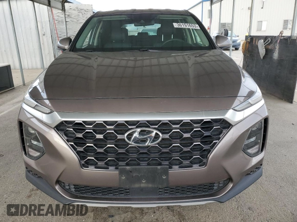 2019 Hyundai Santa Fe SE with VIN 5NMS2CAD6KH094524, listed as a Copart auction lot 36191653 with 63,098 mi miles. Bid and sale history available at carsss.com. Image 5.