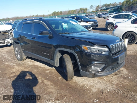 2019 Jeep Cherokee Latitude Plus with VIN 1C4PJMLB2KD261304, listed as a IAAI auction lot 41877500 with 76,442 mi miles and . Bid and sale history available at DreamBid. Image 1.