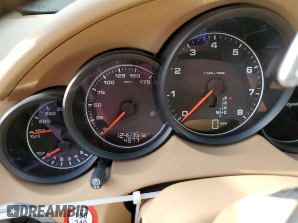 2016 Porsche Cayenne with VIN WP1AA2A25GLA11418, listed as a Copart auction lot 47500685 with 124,696 mi miles and Clean Title. Bid and sale history available at carsss.com. Image 9.