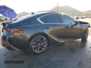 2024 Lexus IS 300 F Sport z VIN JTHB81F20R5053148, wystawiony jako Copart lot #78015814 z przebiegiem 4 472 mil mil oraz Czysty tytuł • Clean title. Historia ofert i sprzedaży dostępna na DreamBid. Obrazek 3.