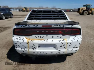 2013 Dodge Charger Police with VIN 2C3CDXAG6DH619696, listed as a Copart auction lot 52769355 with 227,979 mi miles and Salvage Title. Bid and sale history available at carsss.com. Image 6.