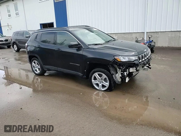 2023 Jeep Compass Latitude с VIN 3C4NJDBN8PT508751, выставлен на аукционе Copart как лот 58170895 с пробегом 36 729 миль миль и Списание • Salvage title. История ставок и продаж доступна на DreamBid. Изображение 15.