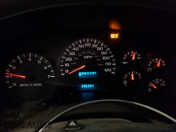 2003 Chevrolet TrailBlazer EXT LT with VIN 1GNET16S336244634, listed as a Copart auction lot 53784055 with 235,264 mi miles and Salvage Title. Bid and sale history available at DreamBid. Image 9.