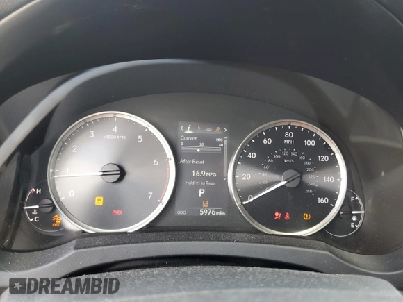2022 Lexus IS 300 с VIN JTHDA1D22N5120116, выставлен на аукционе Copart как лот 43250735 с пробегом 5 976 миль миль и Списание • Salvage title. История ставок и продаж доступна на DreamBid. Изображение 9.