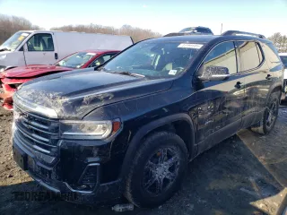 2021 GMC Acadia AT4 with VIN 1GKKNLLS0MZ235738, listed as a Copart auction lot 42195085 with 35,802 mi miles and Salvage Title. Bid and sale history available at carsss.com. Image 1.