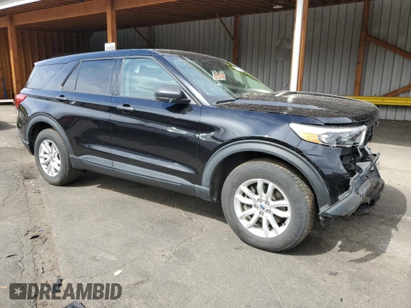 2021 Ford Explorer with VIN 1FMSK8BH5MGC30839, listed as a Copart auction lot 49846895 with 54,663 mi miles and Salvage Title. Bid and sale history available at carsss.com. Image 4.