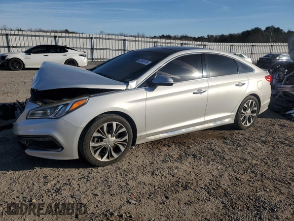 2015 Hyundai Sonata Sport with VIN 5NPE34AB5FH182682, listed as a Copart auction lot 42936195 with 93,037 mi miles and Salvage Title. Bid and sale history available at carsss.com. Image 1.