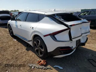 2022 Kia EV6 GT-Line with VIN KNDC4DLC3N5066437, listed as a Copart auction lot 63692294 with 0 mi miles and Salvage Title. Bid and sale history available at carsss.com. Image 2.
